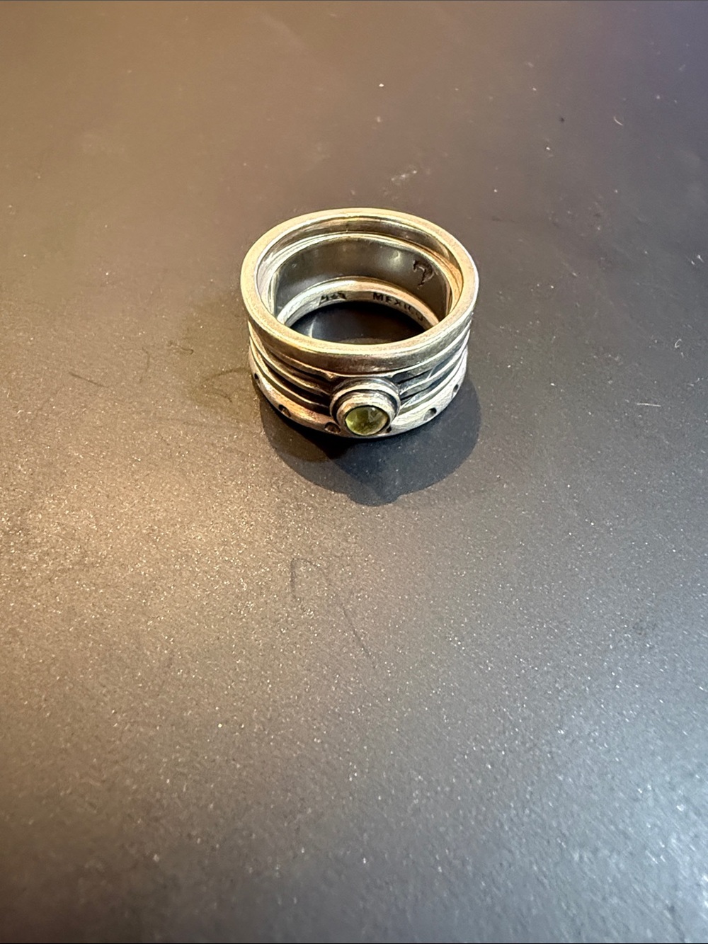 Vintage Sterling Silver Stacking Rings - Picture 2 of 6
